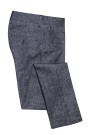 Black Chinos Pants with Elastic Melanze Weave (W20340)