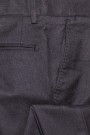 Dark Brown Chinos Pants with Elastic Melanze Weave (W20361)