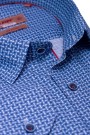 Blue Printed 100%Cotton Shirt (W20515)