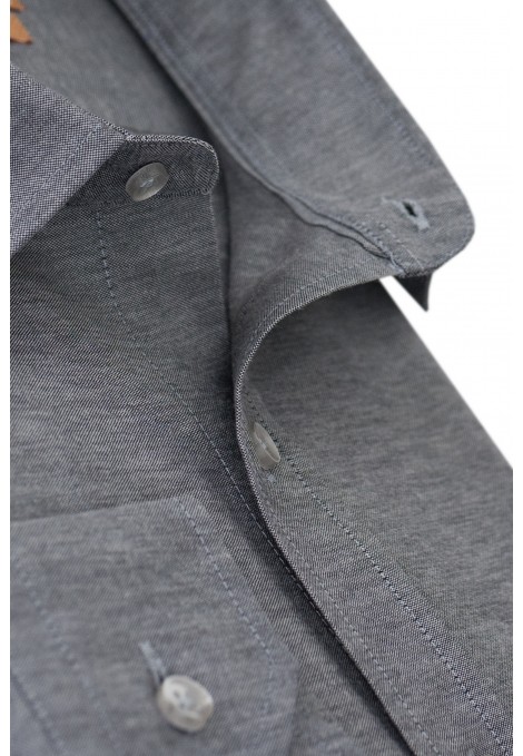 Grey Melange Shirt (W21017)