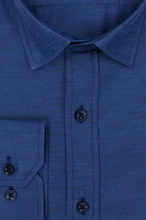 Blue Melange Shirt (W21017)