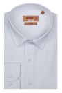 White Shirt with micro-Textured Weave (W21022)