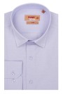 Lilac Plain Shirt with micro-Textured Weave (W21022)