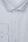 White Shirt with micro-Textured Weave (W21081)