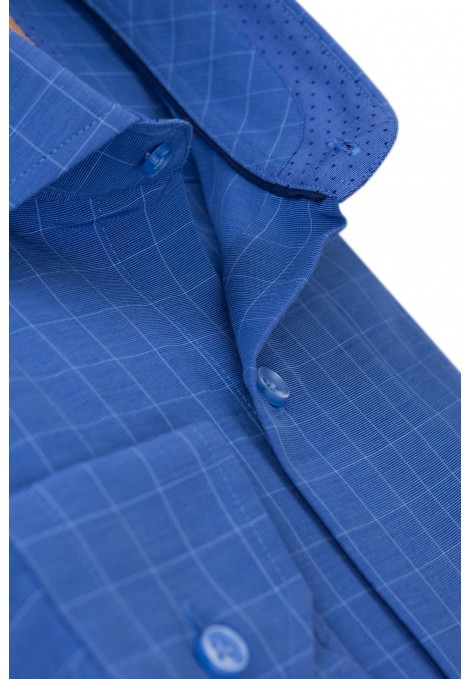 Sky Blue Checked Shirt (W21094)