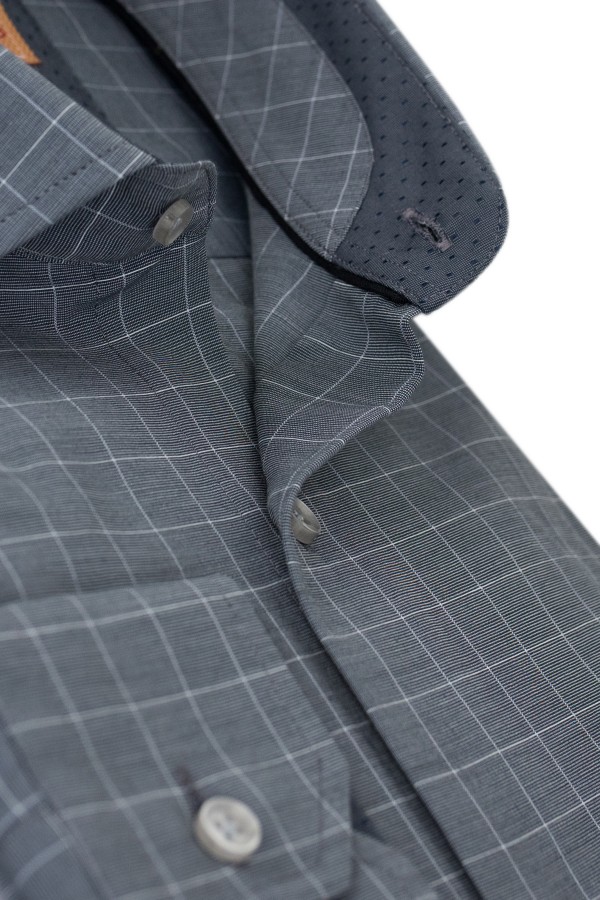 Grey Checked Shirt (W21094)