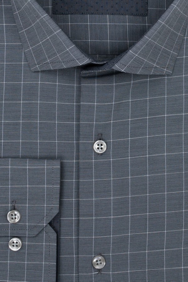 Grey Checked Shirt (W21094)