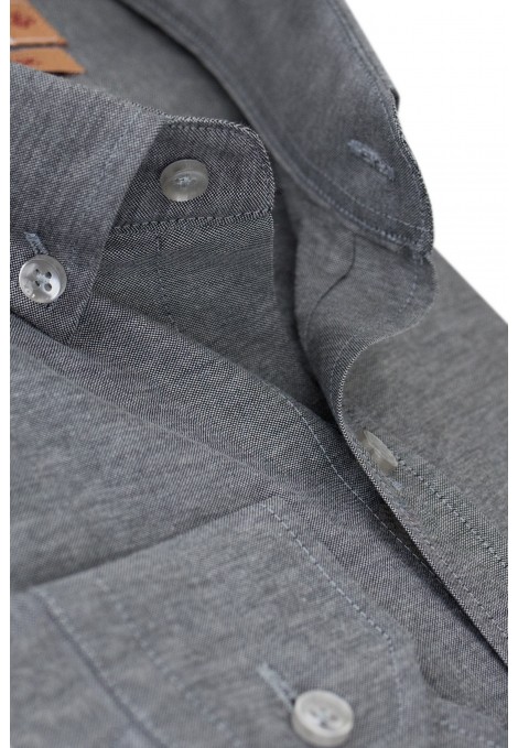 La pupa grey shirt  with pocket (w21211)