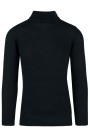Μαύρη βαμβακερή μπλούζα ζιβάγκο (w212400)