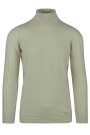 Beige knitted turtleneck t-shirt (w212403)