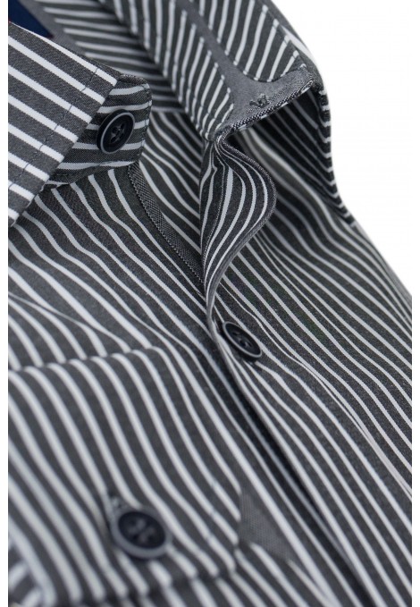 Grey Striped Shirt (W213301)