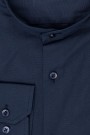 Man's dark blue shirt mao