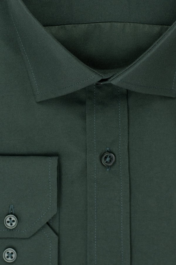 Ανδρικό πράσινο  πουκάμισο slim fit