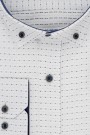 La pupa white-blue printed shirt