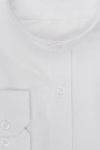 Ανδρικό λευκο πουκαμισο μαο slim fit