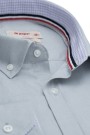 Man's light grey shirt with pocket