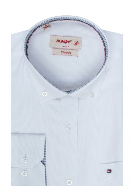 Man's white shirt with pocket