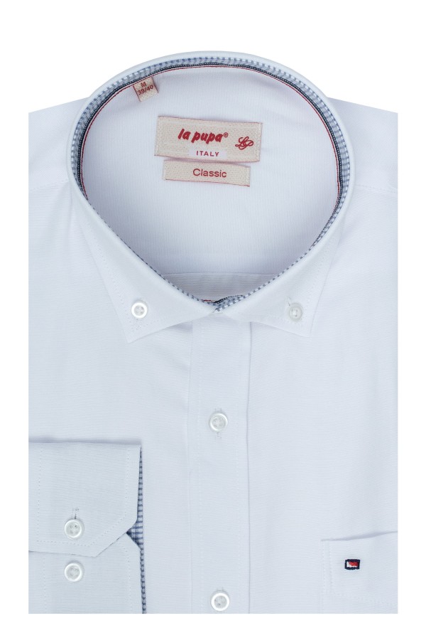 La pupa white with pocket classic