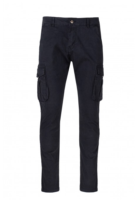 La pupa dark blue cargo pants