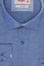  Man's sky blue  shirt with a pocket