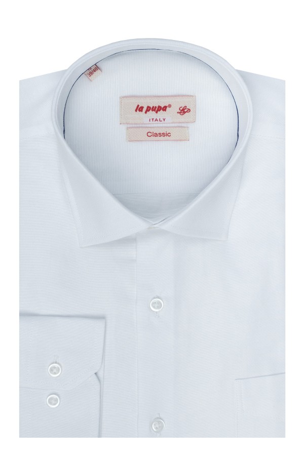 La pupa λευκό πουκάμισο oxford classic