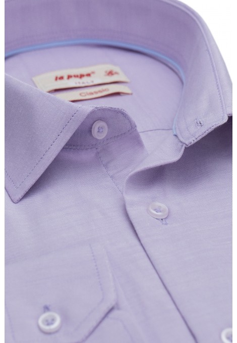Man's lilac shirt