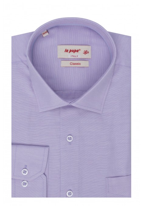 Man's lilac shirt