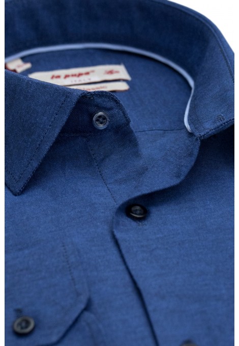 La pupa μπλε πουκάμισο oxford classic