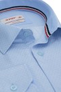 Ανδρικό σιέλ πουκάμισο σχεδιαστικό slim fit  