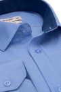 Ανδρικό γαλάζιο πουκάμισο σχεδιαστικό slim fit  