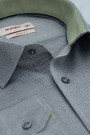 Ανδρικό γκρί πουκάμισο σχεδιαστικό slim fit  