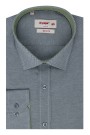 La pupa grey shirt with textured weave