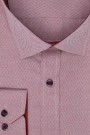 Ανδρικό κόκκινο πουκάμισο σχεδιαστικό slim fit  