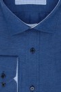 Ανδρικό μπλε πουκάμισο slim fit