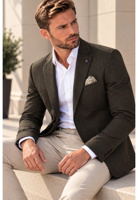 Man's brown wool blazer