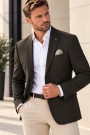 Man's brown wool blazer