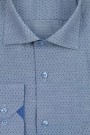 Man’s  sky blue printed shirt      