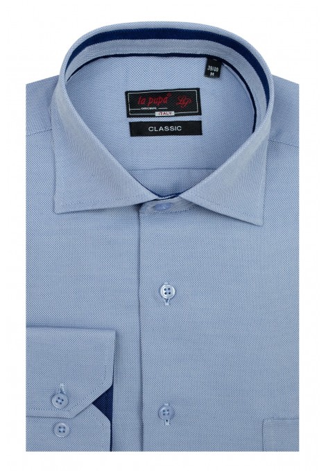 Man’s ciel shirt with textured weave       