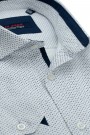 Man’s white printed shirt      