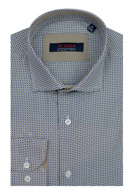 Man’s white printed shirt      