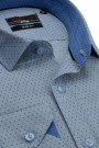 Ανδρικό γαλάζιο πουκάμισο σχεδιαστικό slim fit  