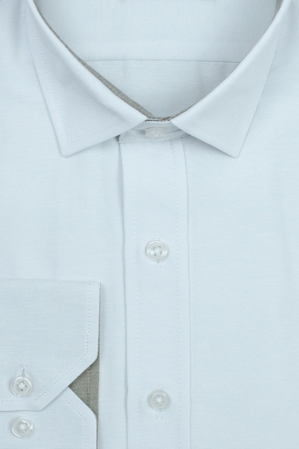 Ανδρικό λευκό πουκάμισο slim fit
