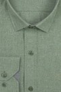 Ανδρικό πράσινο πουκάμισο slim fit