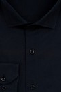 Ανδρικό μαύρο πουκάμισο με σχέδιο ύφανσης slim fit    