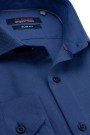 Ανδρικό μπλε πουκάμισο με σχέδιο ύφανσης slim fit    