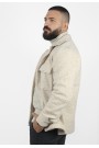 Ανδρικό μπεζ  πουκάμισο τύπου jacket