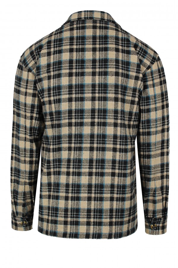 Ανδρικό μπεζ πουκάμισο τύπου  jacket
