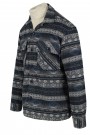 Ανδρικό μπλε πουκάμισο  τύπου jacket