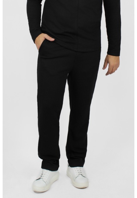 Ανδρικό μαύρο oversize παντελόνι