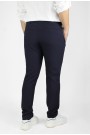 Ανδρικό σκούρο μπλε υφασμάτινο παντελόνι slim fit      